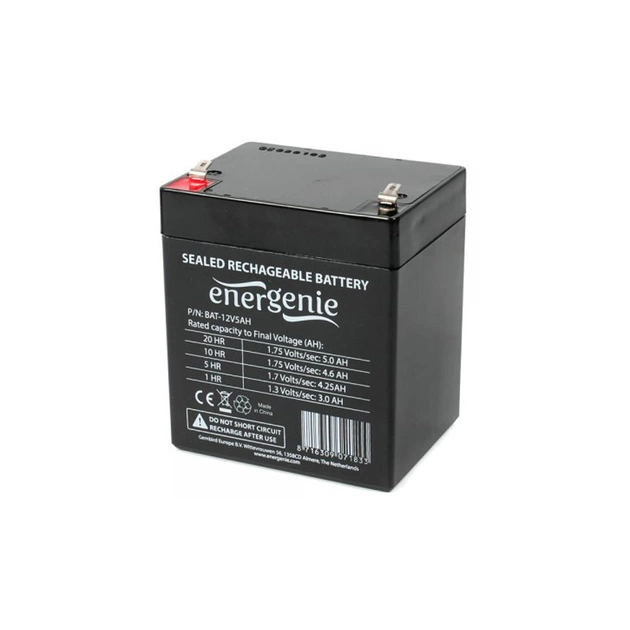 Батарея до ДБЖ EnerGenie 12В 5 Ач (BAT-12V5AH) - зображення 1