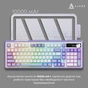 Клавіатура бездротова Ajazz AK980 V2 Maillard Switch White (AK980-V2-M-PWB) - зменшене зображення 7