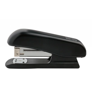 Степлер Buromax пластиковий, 20 арк., скоби №24; 26, 126х32х55 мм, чорний (BM.4212-01) зображення 1