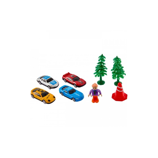 Залізниця ZIPP Toys Міський експрес 80 деталей, червоний (AU1885) - picture 7