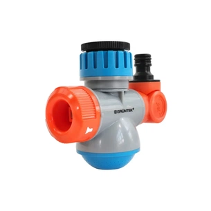 Конектор для шланга Gruntek багатофункціональний з шарнірним штуцером 1/2" та 3/4" (296222240) зображення 1