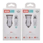 Зарядний пристрій XO TZ10 2.4A/2 USB + Type-C White (XO-TZ10-TC-WH) - зменшене зображення 3