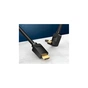 Кабель мультимедійний HDMI M to HDMI M 1.5m 90° corner black Vention (AAQBG) - зменшене зображення 3