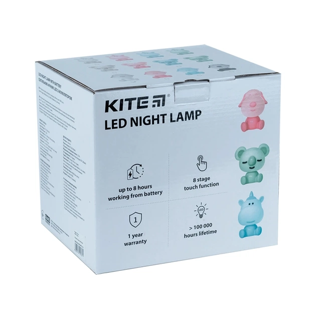 Нічник Kite Світильник LED з акумулятором Doggy, рожевий (K24-491-3-2) - picture 3