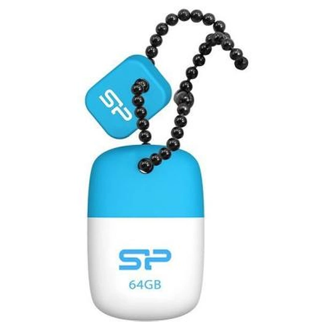 USB флеш накопичувач Silicon Power 64Gb Touch T07 Blue USB 2.0 (SP064GBUF2T07V1B) - изображение 1