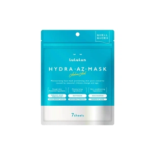 Маска для лица Lululun Face Mask Hydra AZ Успокаивающая С азелаиновой кислотой и пробиотиками 7 шт (4580794011582) изображение 1