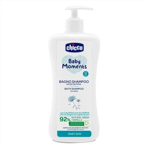 Дитячий шампунь Chicco Baby Moments Без Сліз 750 мл (10592.00) - зображення 1