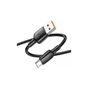 Дата кабель USB 2.0 AM to USB-C 100W black BOROFONE (6941991103179) - зменшене зображення 3