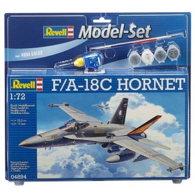 Збірна модель Revell Літак F/A-18C Hornet 1:72 (64894) - зображення 1