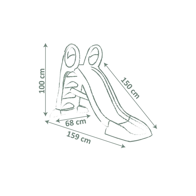 Горка Smoby Life с водным эффектом зелено-бежевая (7600820510) - изображение 4