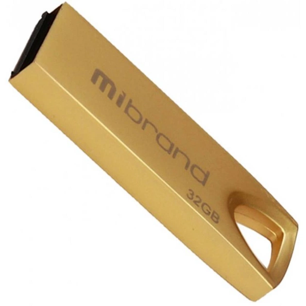 USB флеш накопичувач Mibrand 32GB Taipan Gold USB 2.0 (MI2.0/TA32U2G) - изображение 1