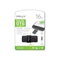 USB флеш накопичувач PNY flash 16GB Duo Link Micro Black OTG USB 3.0 (P-FD16GOTGSLMB-GE) - зменшене зображення 4