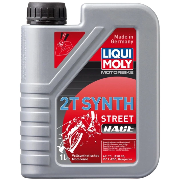 Моторна олива Liqui Moly Motorbike 2T Synth Street Race 1л. (1505) - зображення 1
