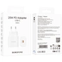 Зарядное устройство BOROFONE BA82A Platinum USB-C PD25W White (6941991112256) - уменьшенное изображение 6