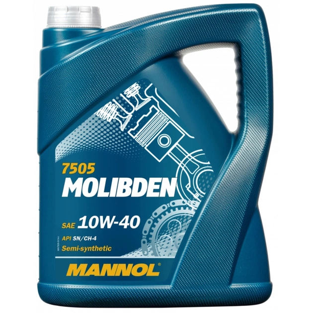 Моторна олива Mannol MOLIBDEN 5л 10W-40 (MN7505-5) - зображення 1