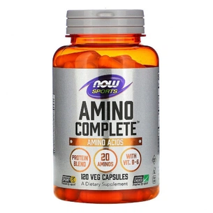 Амінокислота Now Foods Комплекс Амінокислот, Sports, Amino Complete, 120 вегетаріанських капсул (NOW-00011) зображення 1