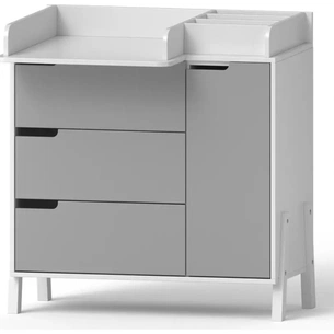 Комод-пеленатор Angelo Магія Плюс (з органайзером) сірий 90х51х90 (19034) зображення 1