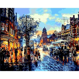 Картина по номерам ZiBi Осінь в місті 40*50 см ART Line (ZB.64185) зображення 1