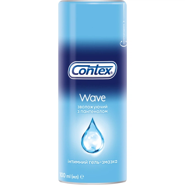 Інтимний гель-змазка Contex Wave зволожуючий з пантенолом (лубрикант) 100 мл (4820108005235) - picture 1
