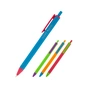 Ручка масляна Axent Reporter Color автоматична Синя 0.7 мм (AB1069-02-A) - зменшене зображення 1