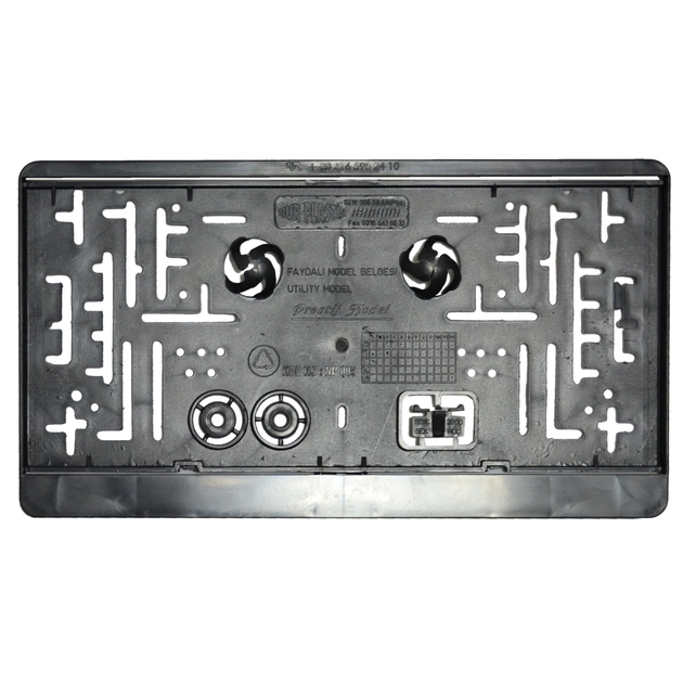 Рамка номерного знака CarLife Рамка номерного знаку США 31х17 (Туреччина) (24-203) - зображення 1