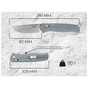 Ніж SRM Medal 255L, Grey G10, Satin (255L-GK2) - зменшене зображення 5