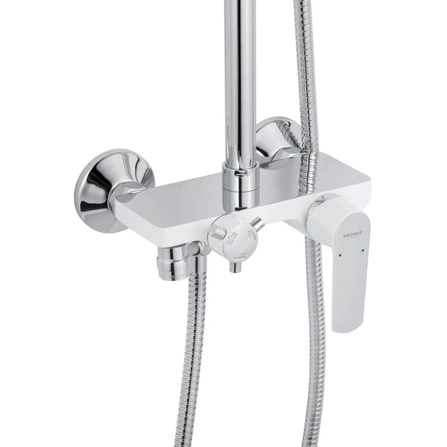 Душовий гарнітур Kroner Armada-W063 + змішувач Armada-W010 + змішувач Bidet-C082 (CVS30213) - picture 8