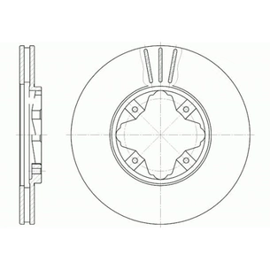 Гальмівний диск REMSA 6485.10 зображення 1