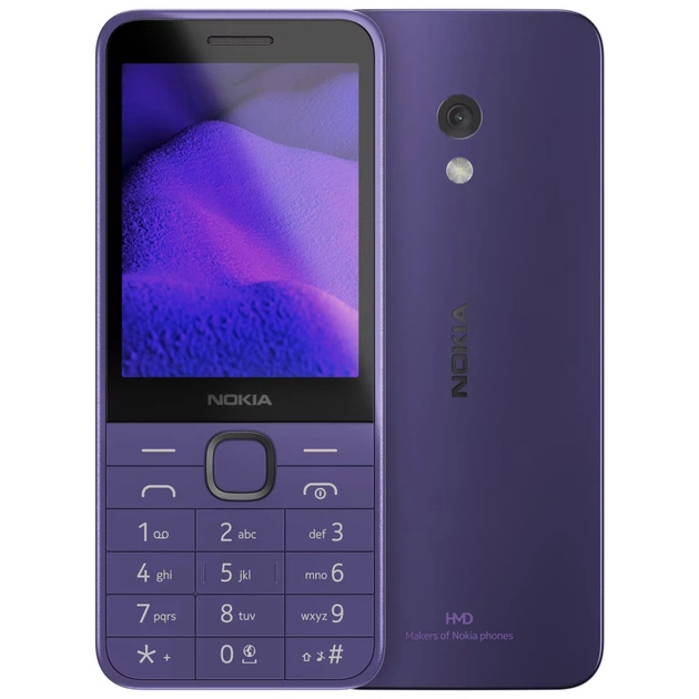 Мобільний телефон Nokia 235 4G DS 2024 Purple - зображення 1