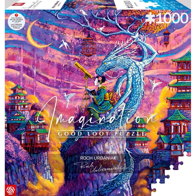 Пазл GoodLoot Imagination: Roch Urbaniak Sakura & Ryu 1000 ел. (5908305249740) - picture 3