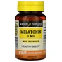 Амінокислота Mason Natural Мелатонін 3 мг, Melatonin, 60 таблеток (MAV-11135) - зменшене зображення 1