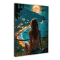 Картина по номерам Santi Дівчина і нічне місто, 40*50см, LED підсвітка (955088) - зменшене зображення 1
