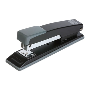 Степлер Buromax металевий, JOBMAX, 20 аркушів, (скоби №24; 26), 112 х 44 х 34 мм, чорний (BM.4259-01) зображення 1