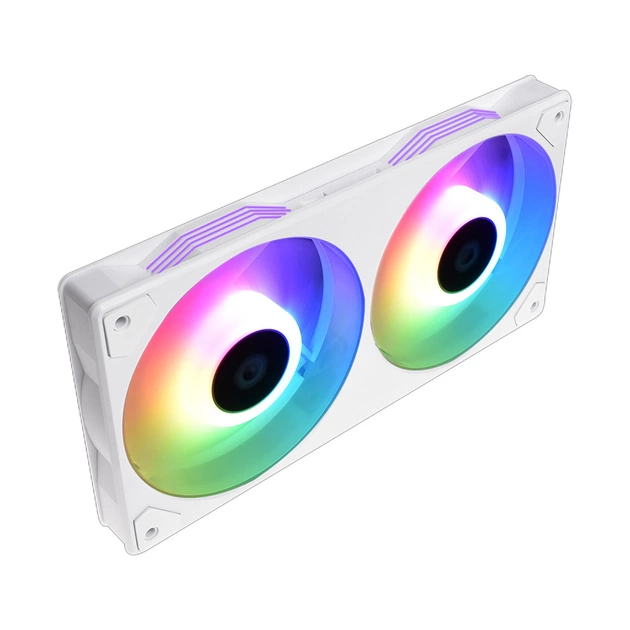 Кулер до корпусу ID-Cooling Icefan 240 ARGB Snow - изображение 1