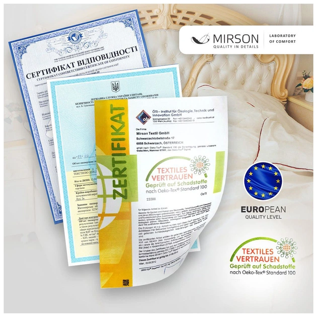 Наматрасник MirSon №1757 Eco Light Coral EcoSilk на резинке по углам 140x190 см (2200003711257) - изображение 12