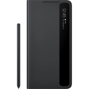 Чохол до мобільного телефона Samsung Clear View Cover with S Pen Galaxy S21 Ultra Black (EF-ZG99PCBEGRU) зображення 1
