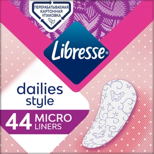 Щоденні прокладки Libresse Daily Fresh Micro Refill 44 шт. (7322540510591) зображення 1