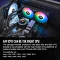 Система рідинного охолодження ThermalTake TH240 V2 ARGB Sync (CL-W361-PL12SW-A) - зменшене зображення 12