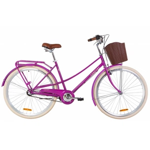 Велосипед Дорожник 28" COMFORT FEMALE PH рама-19,5" St 2020 фіолетовий, багажник (OPS-D-28-164) зображення 1