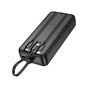 Батарея універсальна HOCO 20000mAh, PD/20W, 22.5W, Black (J132A / 42067 / Black) - зменшене зображення 4