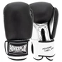 Боксерські рукавички PowerPlay 3004 Classic Чорно-Білі 10 унцій (PP_3004_10oz_Bl/White) - зменшене зображення 1