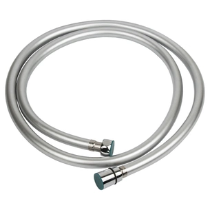 Шланг для душа AQUATICA 1/2" PVC 3-х шаровий з підшипником сріблястий (XB-0173) зображення 1