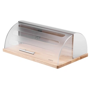 Хлібниця Ardesto Gemini 39х27х15см, дерево, пластик, нержавіюча сталь (AR0914GB) picture 1