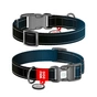 Нашийник для тварин WAUDOG Nylon Mono з QR паспортом, пластиковий фастекс L чорний (52151) - зменшене зображення 2