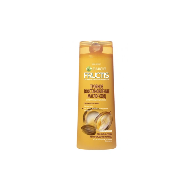 Шампунь Garnier Fructis Тройное восстановление масло-уход 400 мл (3600542065962) - изображение 1