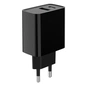 Зарядний пристрій Gembird 1xUSB-A + 1 Type-C (PD20Вт + QC3.0 18Вт) black (TA-UC-PDQC20-01-BK) - зменшене зображення 4