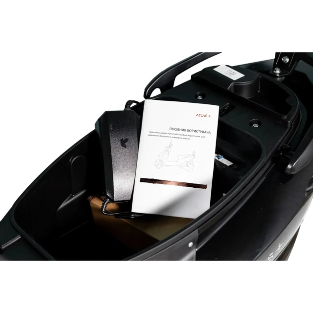 Електроскутер Atlas Tiger Box 2000W Plus Black (3121) - picture 10