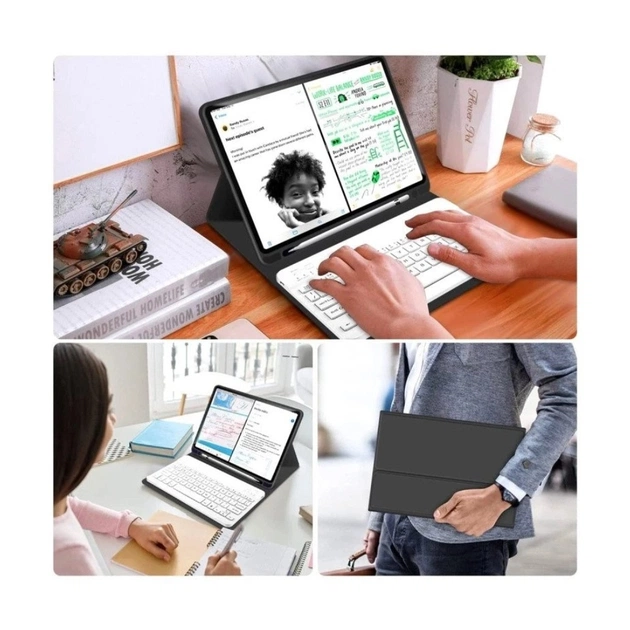 Чохол до планшета BeCover with keyboard Apple iPad Pro 13" M4 2024 Black (713003) - picture 9