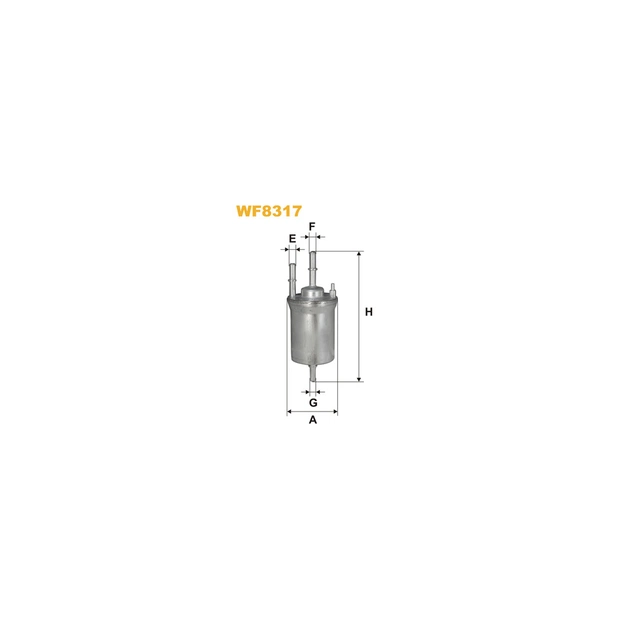 Фильтр топливный Wixfiltron WF8317 - изображение 1
