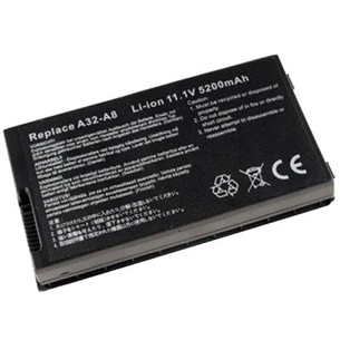 Акумулятор до ноутбука AlSoft Asus A32-A8 5200mAh 6cell 11.1V Li-ion (A41205) зображення 1